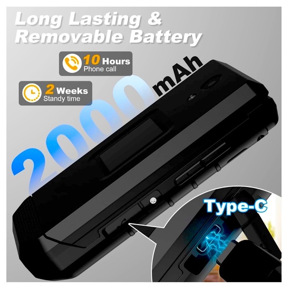 CAT S22 Smart Flip Phone Unlocked (16GB) 2.8" Touchscreen Rugged Cell Phone - Picture 6 of 11